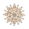 European And American Full Diamond Fashion Crystal Sunflower Pin - Image 4