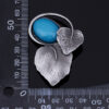 Exquisite Double Leaf Brooch Coat - Image 5