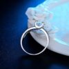 Handmade ring female European and American luxury micro-inlaid zircon ring wedding ring - Image 3