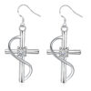 New Cross-border Popular Elongated Cross Earrings