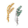 Women's Personality Temperament Sterling Silver Wheat Ear Brooch - Image 3