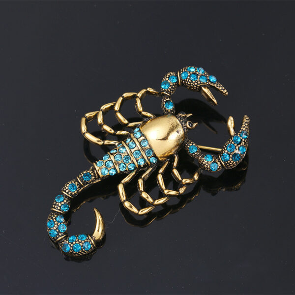 Alloy Scorpion Rhinestone Brooch - Image 2