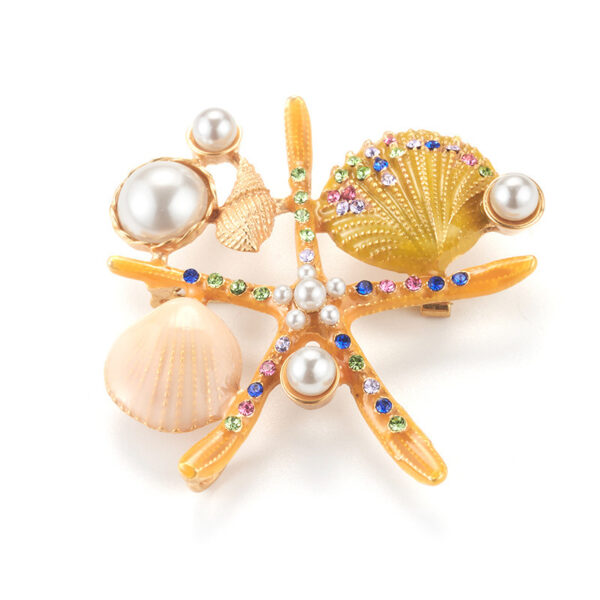 Starfish Shell Brooch High Sense Niche