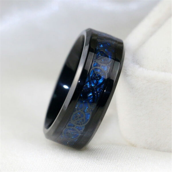 Crown love sapphire female ring - Image 2