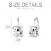 Koala Earrings for Girls Women Cute Mother Daughter Koalas Stud Earrings Sterling Silver Drop Dangle Jewelry - Image 5