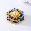 Heavy Industry Begonia Brooch Luxury Female Pin - Image 2