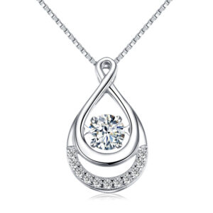 S925 Sterling Silver Droplet Clavicle Chain