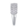 Multi-row Diamond Ring Luxury Fashion Set Moissanite Silver Ring