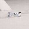 Wrap Around The Diamond Ring Luxury Fashion Set Moissanite Silver Ring - Image 6