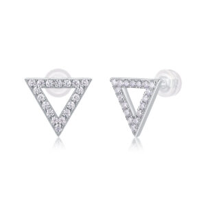 Unique Diamond Set With Moissanite Silver Earrings Luxury Fashion Diamond Earrings Stud Earrings