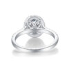 Audrey Large Diamond Ring Luxury Fashion Set Moissanite Silver Ring - Image 6
