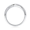 Wrap Around The Diamond Ring Luxury Fashion Set Moissanite Silver Ring - Image 2