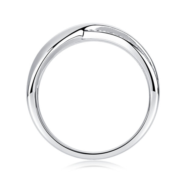 Wrap Around The Diamond Ring Luxury Fashion Set Moissanite Silver Ring - Image 2