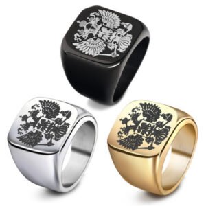 Stainless steel men’s ring