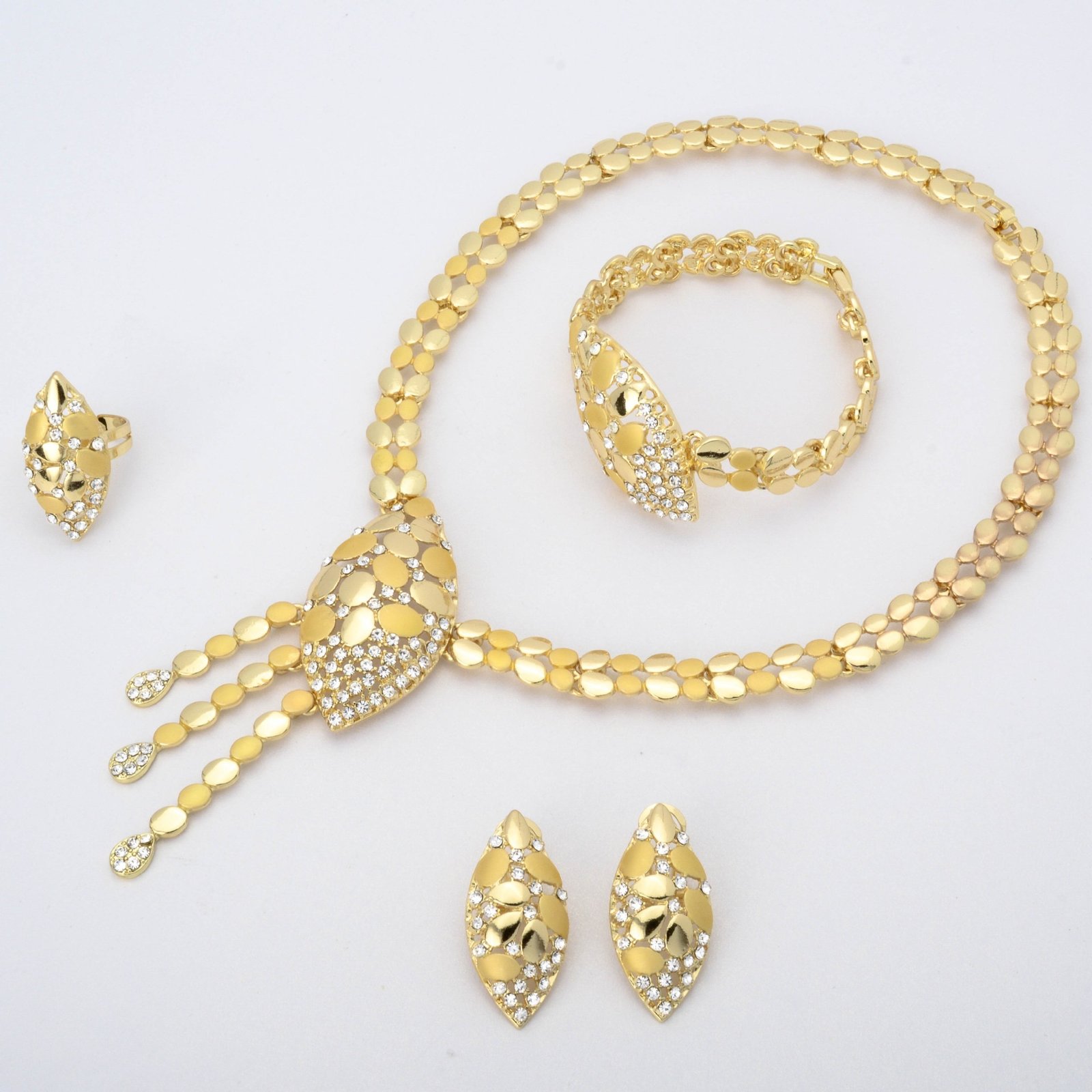 Dazzling Starry Night Cheetah Gemstone Necklace - Image 3