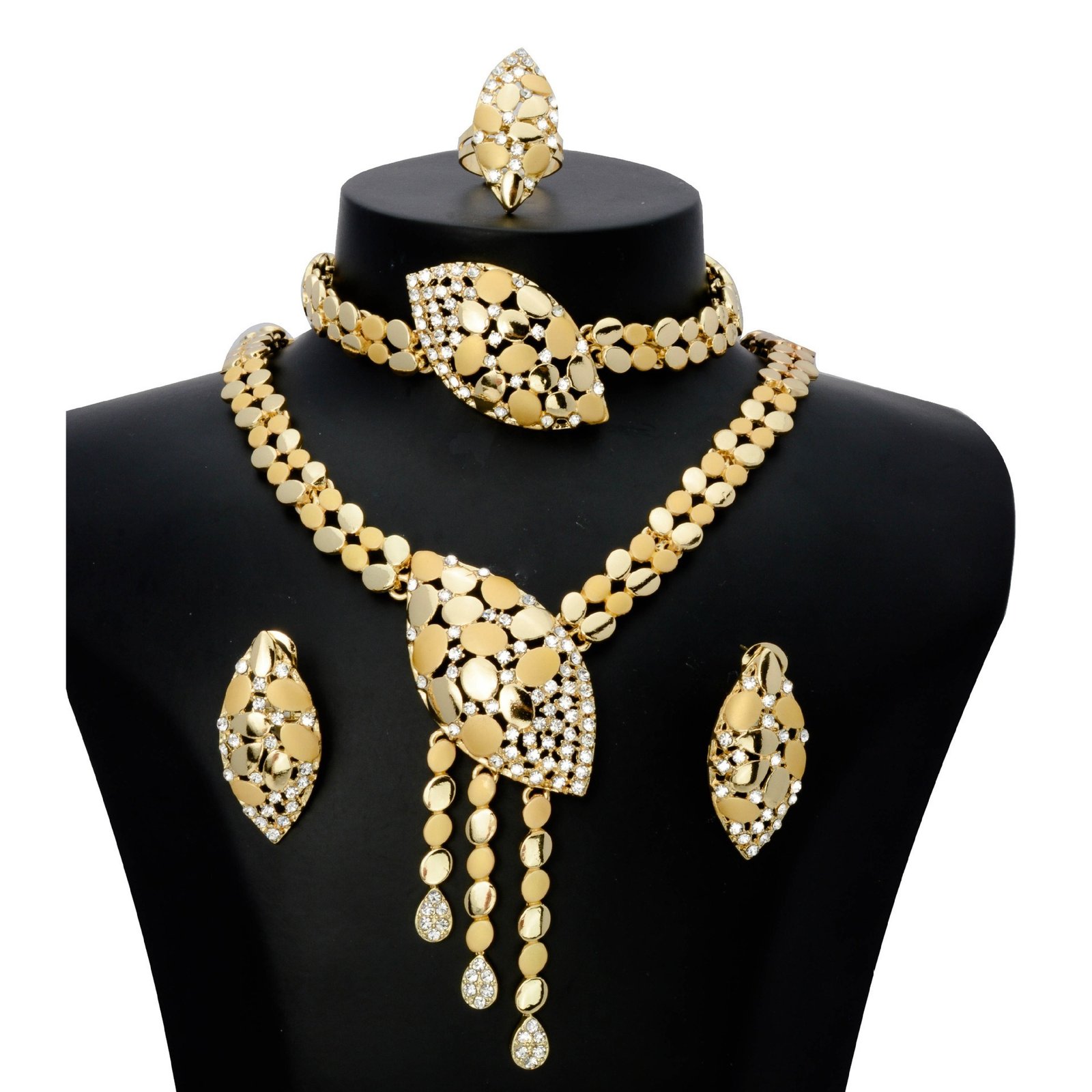 Dazzling Starry Night Cheetah Gemstone Necklace - Image 2