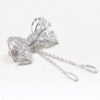 Inlaid Bowknot Tassel Temperament Simple Women's Corsage Brooch