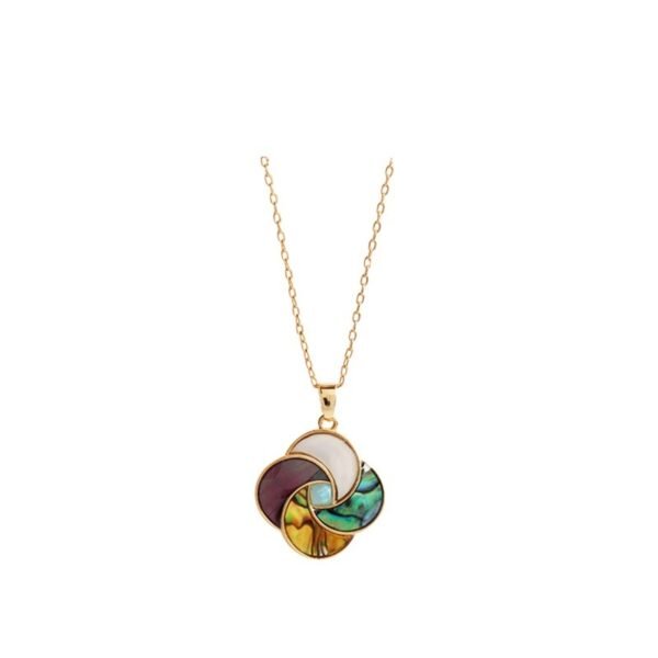 00d7a9ea-fa07-4cb0-badc-5891990d0e21.jpg New Fashion Color Shell National Style Clavicle Chain Necklace For Women