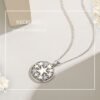 S925 Sterling Silver Pentagram Pendant Necklace