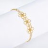 S925 Sterling Silver Flower Bracelet