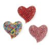 Heart-shaped Diamond Brooch Vintage Rhinestone Pin