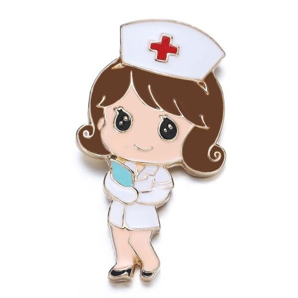 Creative Cartoon Nurse Brooch