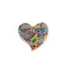 Heart-shaped Diamond Brooch Vintage Rhinestone Pin