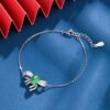 S925 Sterling Silver Bowknot Bracelet