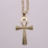 Stainless steel ancient Egyptian Cross Necklace Pendant