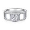 0fc40368-6713-424b-8405-06af1f7b488a.jpg S925 Sterling Silver Wide Band Moissanite Ring