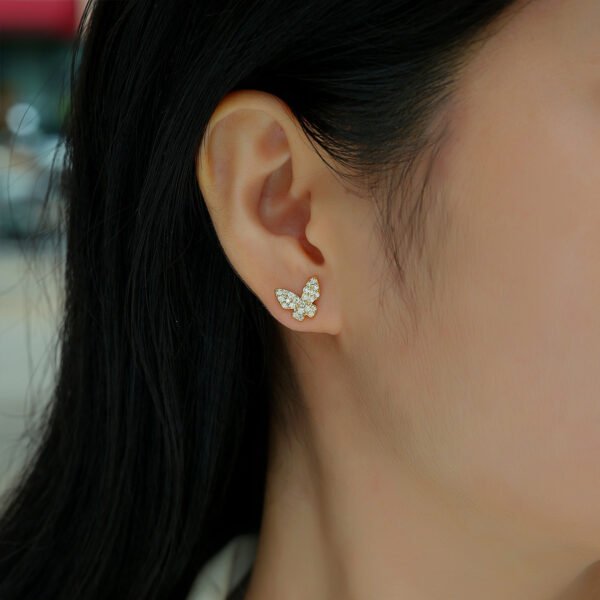 11609e65-e8ea-4af6-986c-fb44a26bdb5a.jpeg S925 Sterling Silver Butterfly Stud Earrings