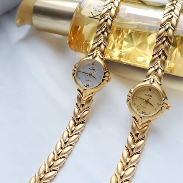 Bracelet Round Gold Watch