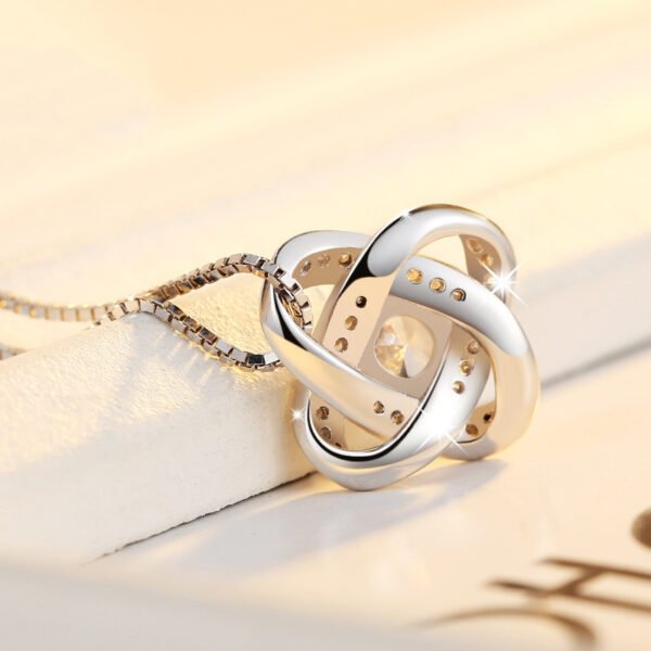 1612592483297.jpg 925 Sterling Silver Forever Heart Necklace