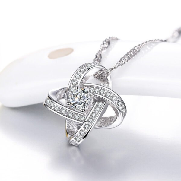 1612592483303.jpg 925 Sterling Silver Forever Heart Necklace