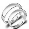 Glossy Ring Simple Men's Silver Ring