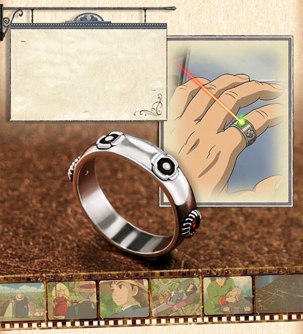 1617952500112.jpg Alloy Howl's Moving Castle Ring