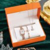 Watch Bracelet Necklace Set Box