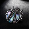 1619340590316.jpg Antique Silver Ladybug Rhinestone Brooch