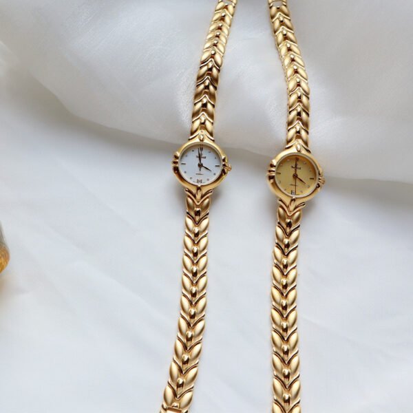 Bracelet Round Gold Watch