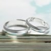 Glossy Ring Simple Men's Silver Ring