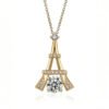 18fc6bab-2291-4048-83bb-8ef299acd5aa.jpeg S925 Sterling Silver 1ct Eiffel Tower Necklace