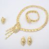 Dazzling Starry Night Cheetah Gemstone Necklace