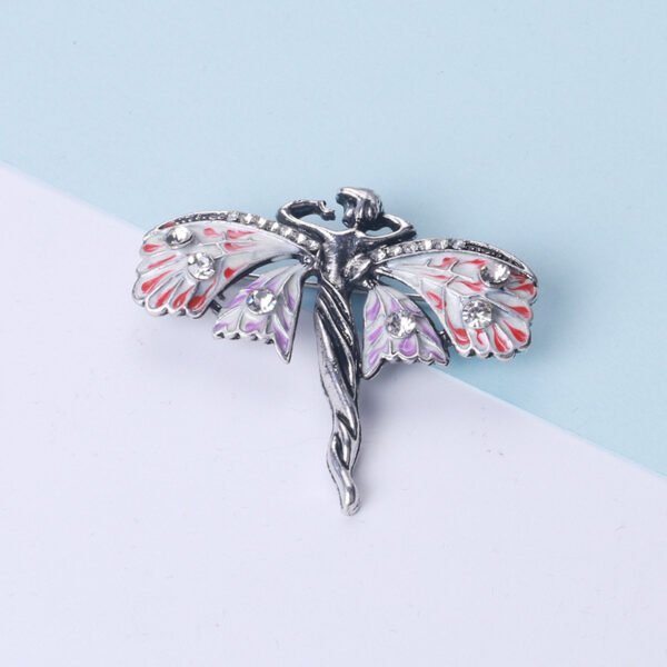 Enamel Butterfly Brooch
