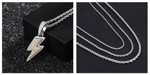 Lightning Pendant Neckles