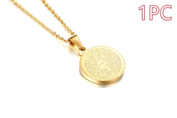 1ec11b78-cec8-4756-8869-67c143ad2326.jpg Stainless Steel Rhinestone Prayer English Scripture Pendant