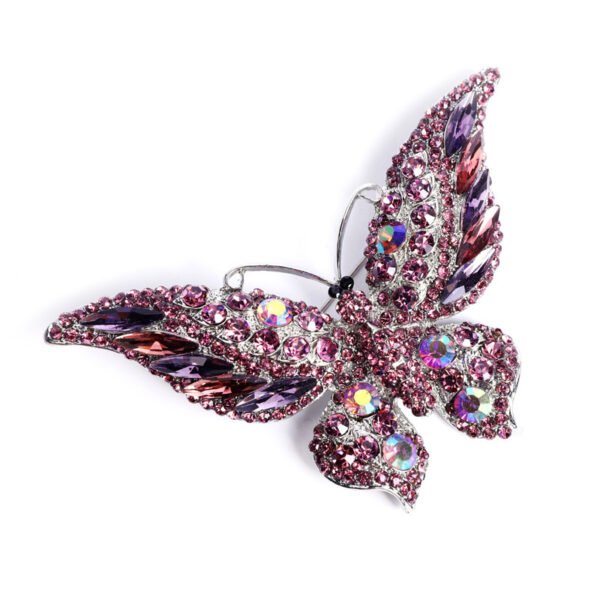 Crystal Big Butterfly Brooch