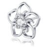 S925 Sterling Silver Abstract Flower Stud Earrings