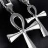 Stainless steel ancient Egyptian Cross Necklace Pendant