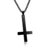 2070586445884.jpg Men's stainless steel inverted cross necklace