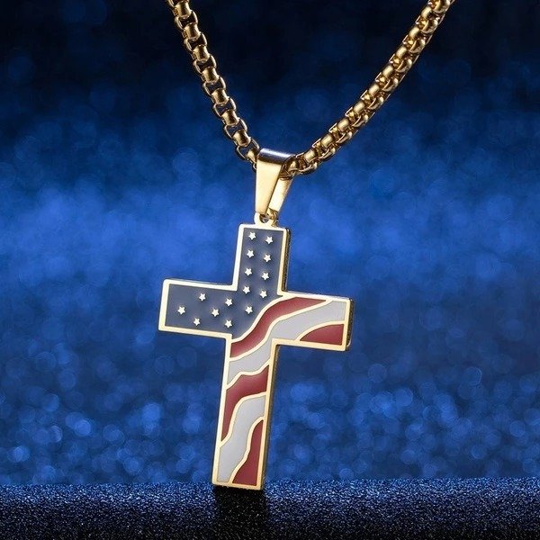 24010780426226.jpg USA Flag Cross Necklace